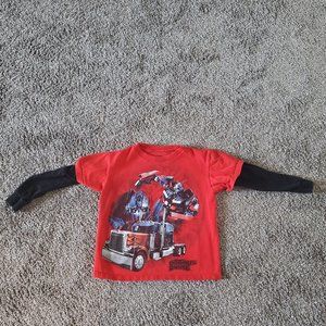 Transformers Optimus Prime Long Sleeve T-Shirt Size L